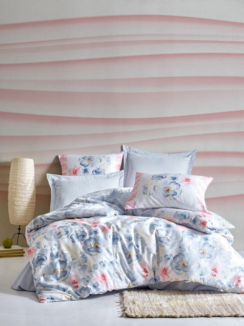 Biancheria Da Letto Di Cotone Raso Ese Multicolore, 200 x 220 cm