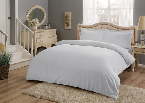 Biancheria Da Letto Di Cotone Raso Happy Days Grigio, 200 x 220 cm