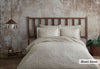 Asir Biancheria Da Letto Di Cotone Raso Heart Cappuccino, 200 x 220 cm