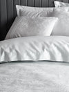 Biancheria Da Letto Di Cotone Raso Leaf Bianco, 200 x 220 cm (1)