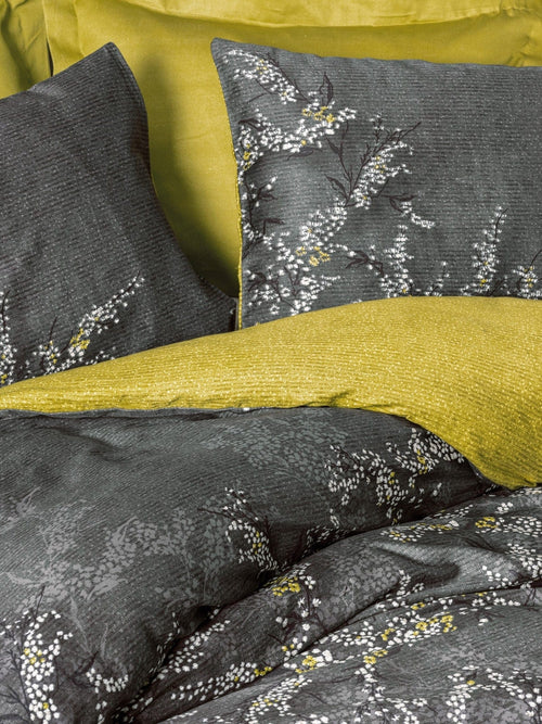 Biancheria Da Letto Di Cotone Raso Libby Antracite, 200 x 220 cm (1)