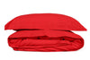 Asir Biancheria Da Letto Di Cotone Raso Premium Elegant V2 Rosso, 200 x 220 cm
