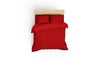 Asir Biancheria Da Letto Di Cotone Raso Premium Elegant V2 Rosso, 200 x 220 cm