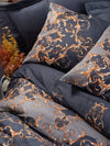 Biancheria Da Letto Di Cotone Raso Sarina Blu, 200 x 220 cm (1)