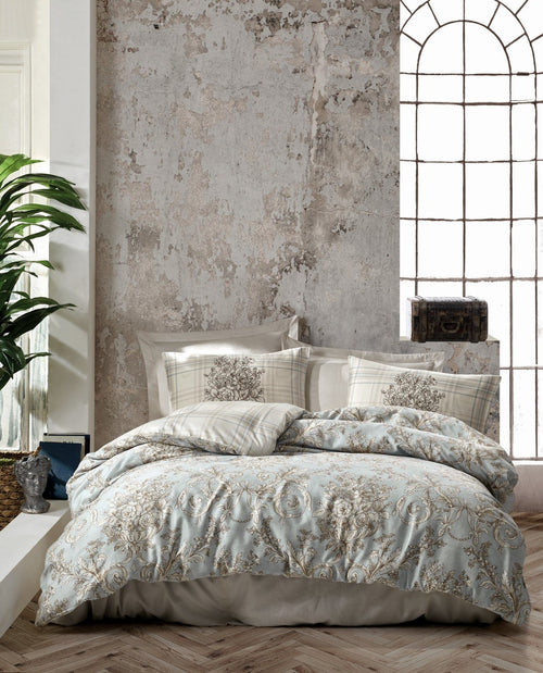 Asir Biancheria Da Letto Di Cotone Raso Terry Beige, 200 x 220 cm