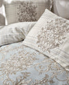 Asir Biancheria Da Letto Di Cotone Raso Terry Beige, 200 x 220 cm