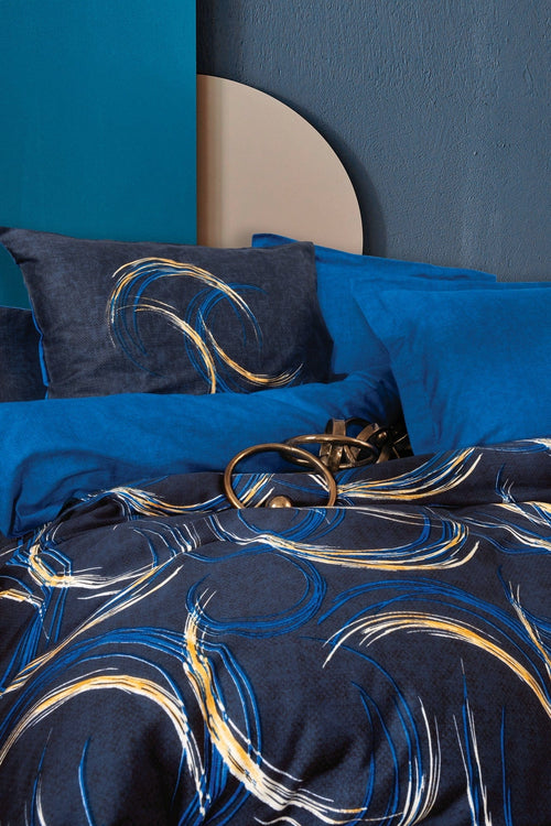 Asir Biancheria Da Letto Di Cotone Raso Vidal Multicolore, 200 x 220 cm