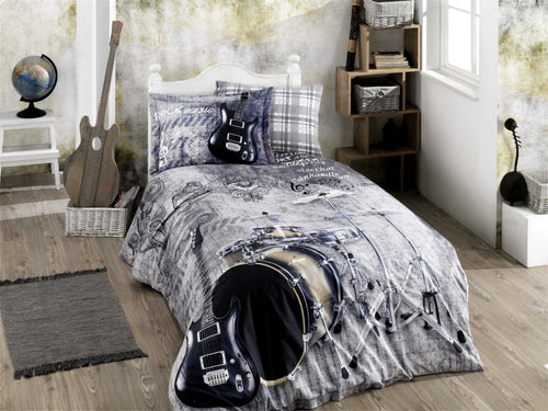 Asir Biancheria Da Letto di cotone Rock Multicolore, 160 x 220 cm