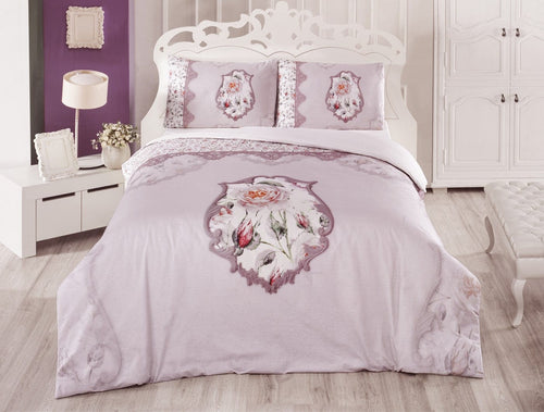 Asir Biancheria Da Letto di cotone Rosalinda Multicolore, 200 x 220 cm