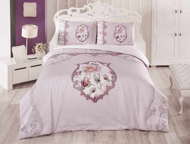 Asir Biancheria Da Letto di cotone Rosalinda Multicolore, 200 x 220 cm