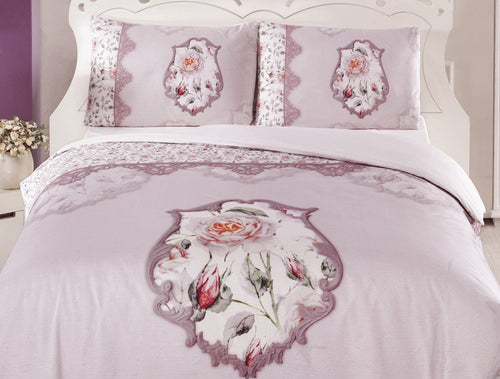 Asir Biancheria Da Letto di cotone Rosalinda Multicolore, 200 x 220 cm