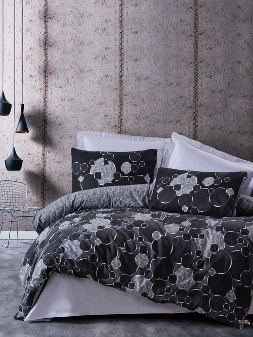 Asir Biancheria Da Letto di cotone Round Multicolore, 200 x 220 cm