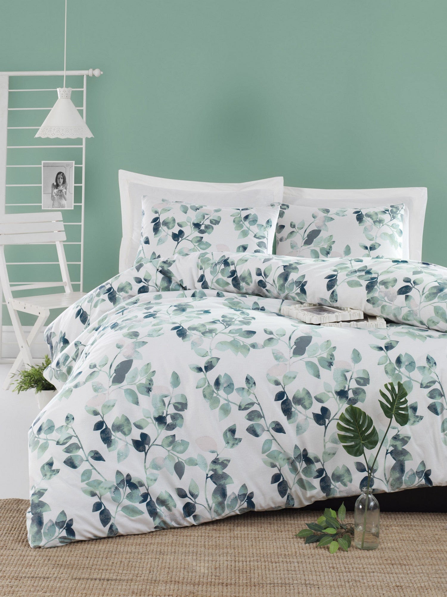 Asir Biancheria Da Letto di cotone Sabine Multicolore, 200 x 220 cm