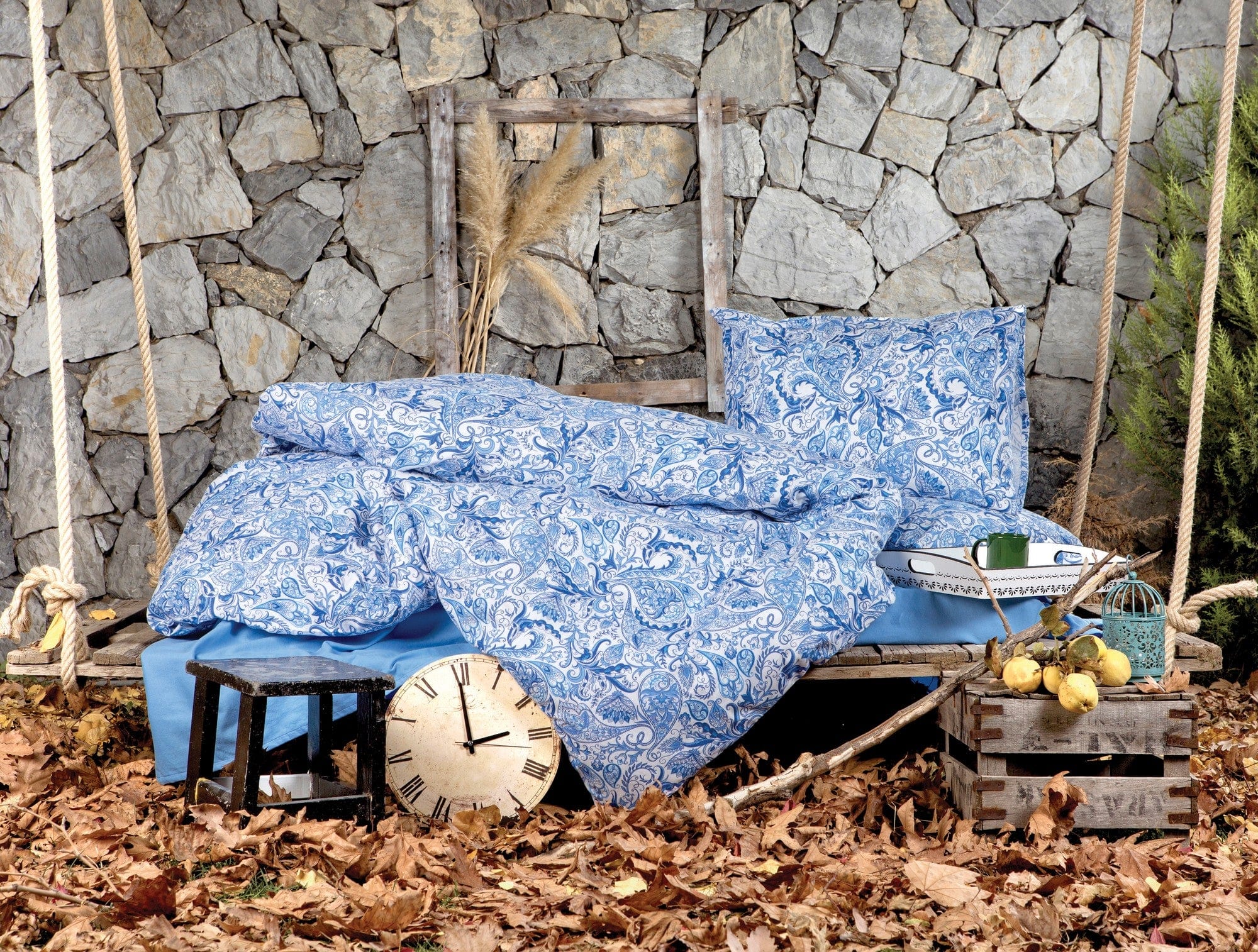 Biancheria Da Letto di cotone Salamis Multicolore, 200 x 220 cm