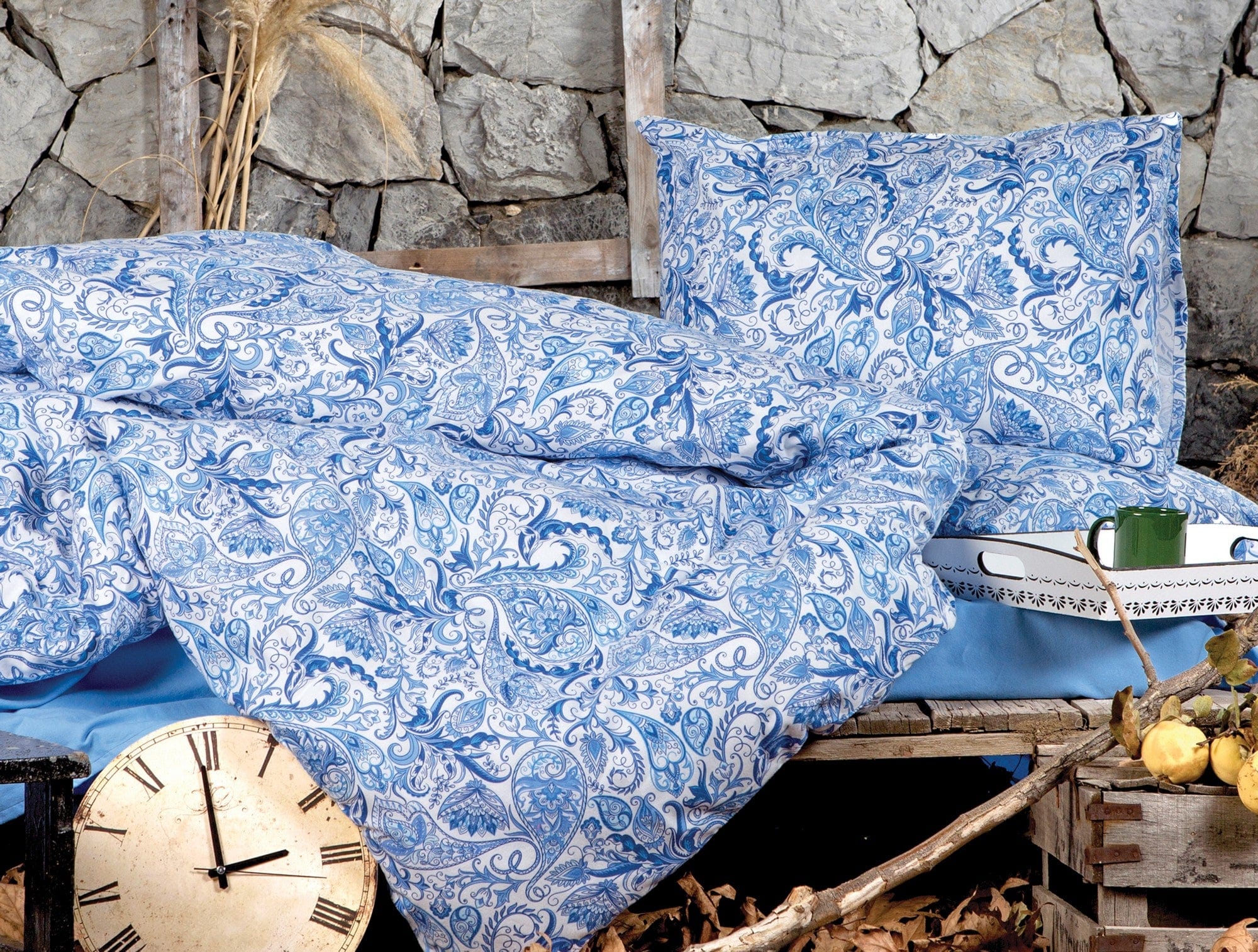 Biancheria Da Letto di cotone Salamis Multicolore, 200 x 220 cm (1)