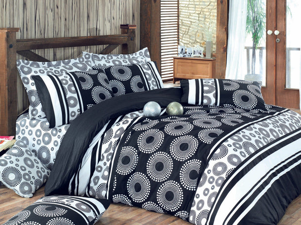 Asir Biancheria Da Letto di cotone Sema Multicolore, 200 x 220 cm