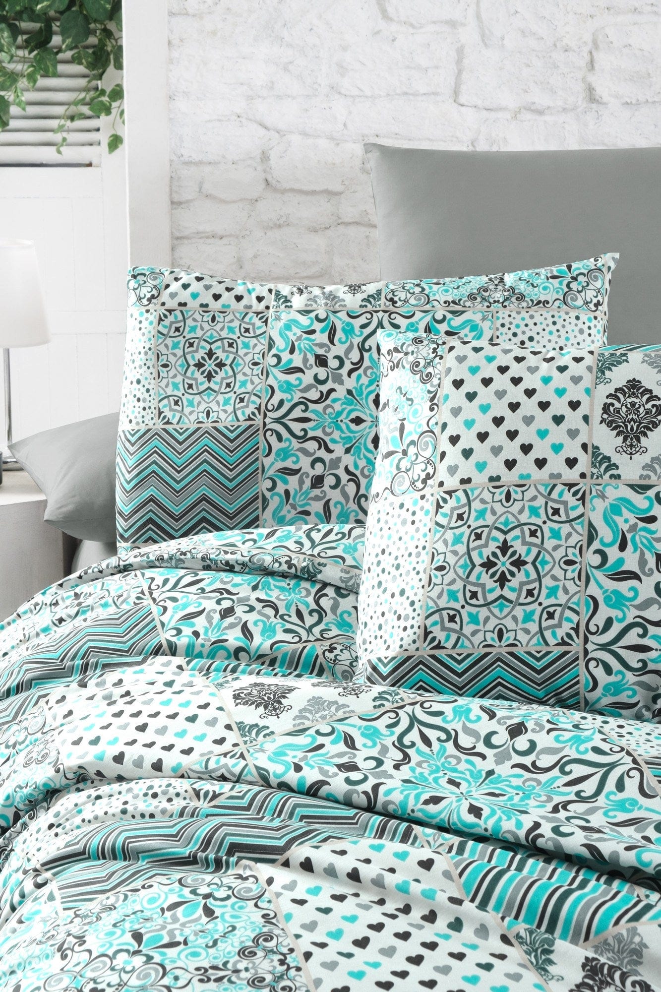 Asir Biancheria Da Letto di cotone Sleep Multicolore, 160 x 220 cm