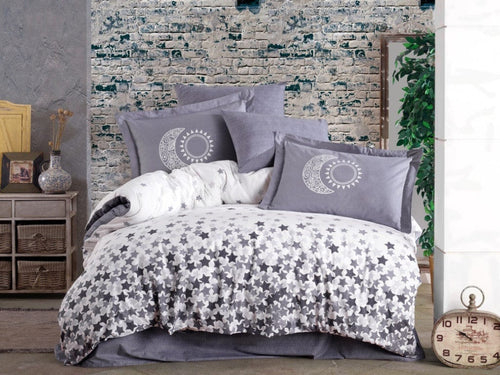 Asir Biancheria Da Letto di cotone Star's Multicolore, 200 x 220 cm