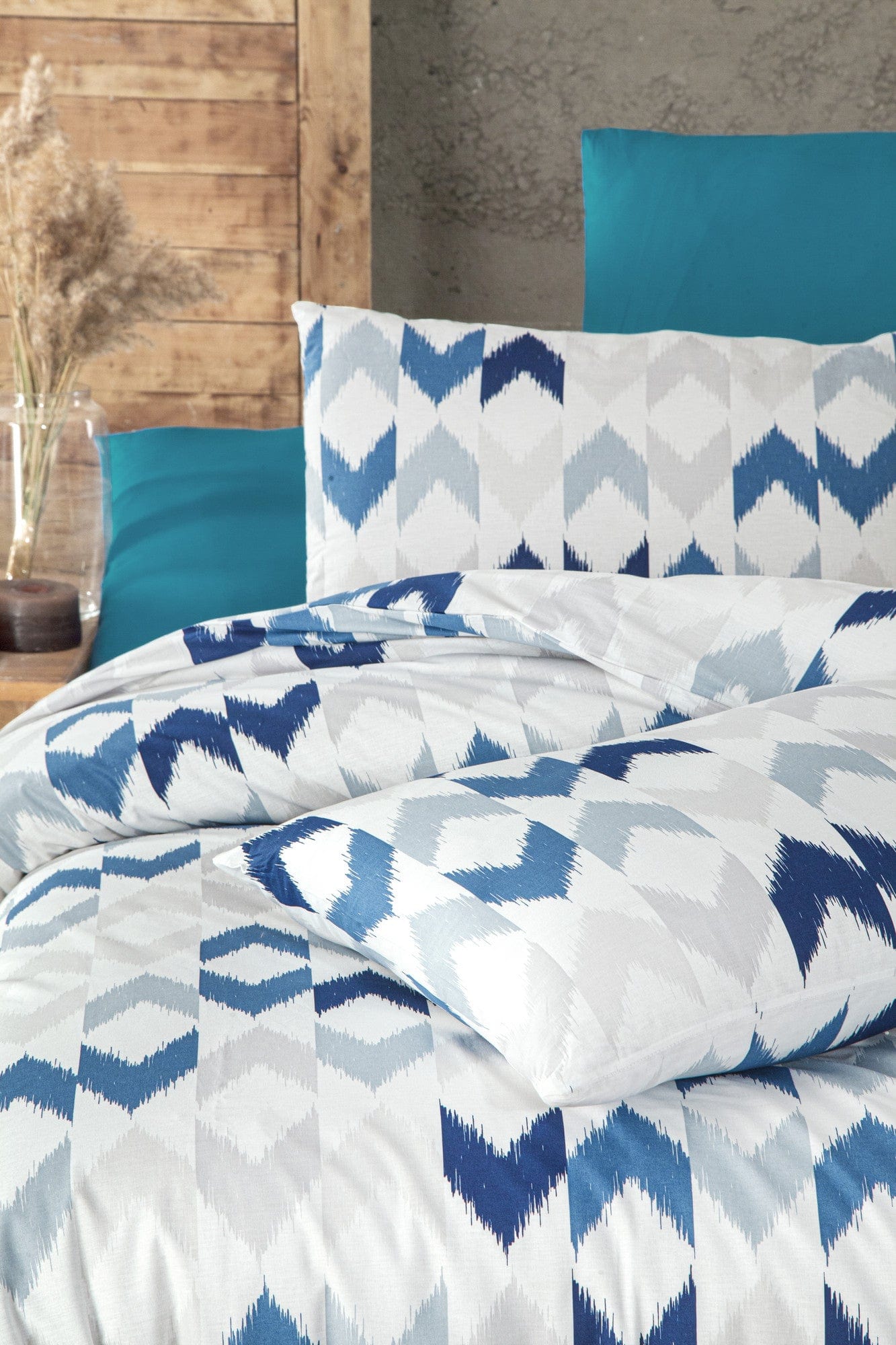 Asir Biancheria Da Letto di cotone Still Multicolore, 200 x 220 cm
