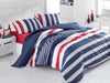 Asir Biancheria Da Letto di cotone Stripe Multicolore, 200 x 220 cm