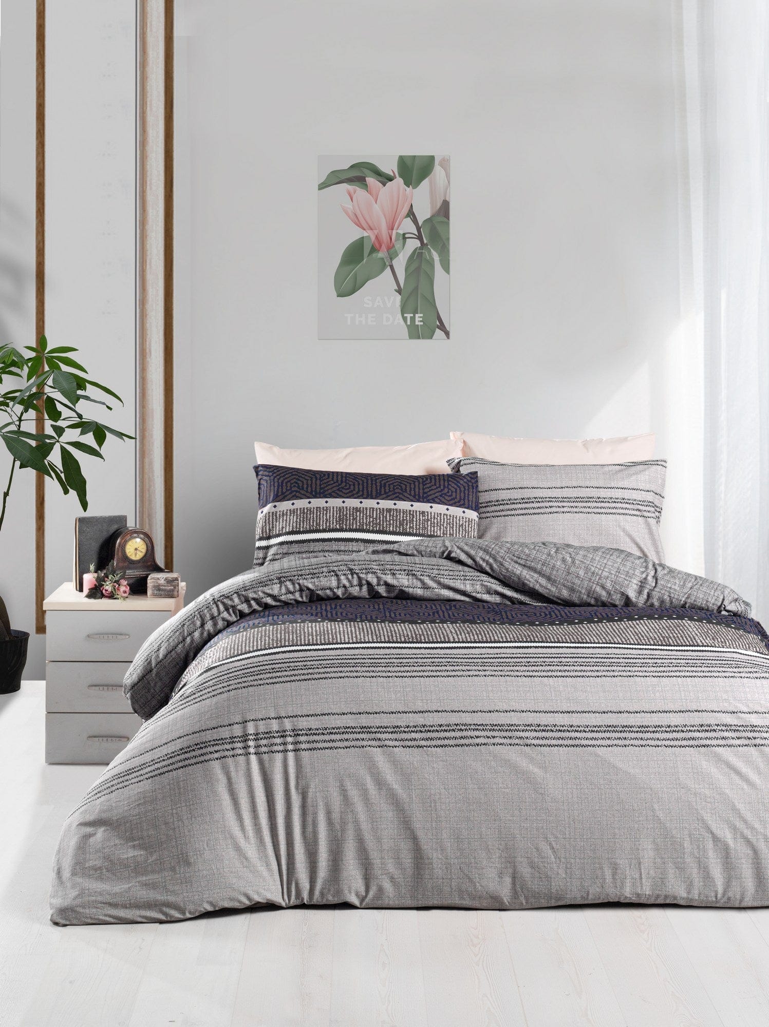 Asir Biancheria Da Letto di cotone Style Multicolore, 160 x 220 cm