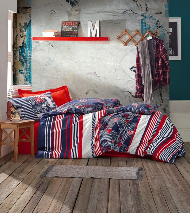 Asir Biancheria Da Letto di cotone The Multicolore, 160 x 220 cm