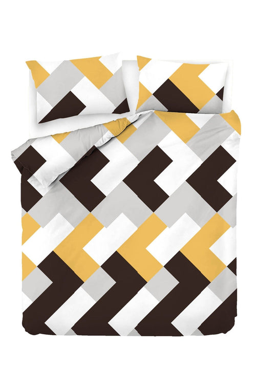 Asir Biancheria Da Letto di cotone Ufki Multicolore, 200 x 220 cm