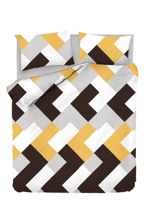 Asir Biancheria Da Letto di cotone Ufki Multicolore, 200 x 220 cm