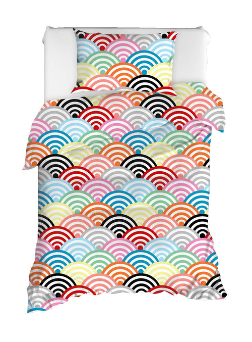 Biancheria Da Letto di cotone Vendula Multicolore, 160 x 220 cm