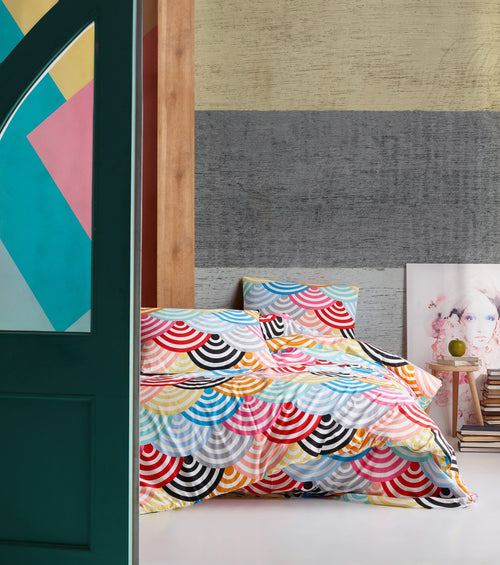 Biancheria Da Letto di cotone Vendula Multicolore, 200 x 220 cm