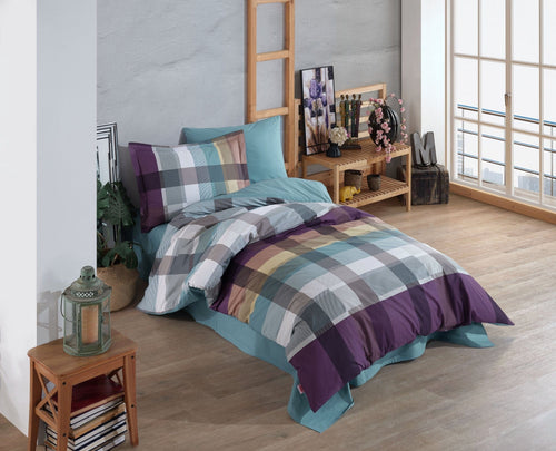 Asir Biancheria Da Letto di cotone Virginia Multicolore, 160 x 220 cm
