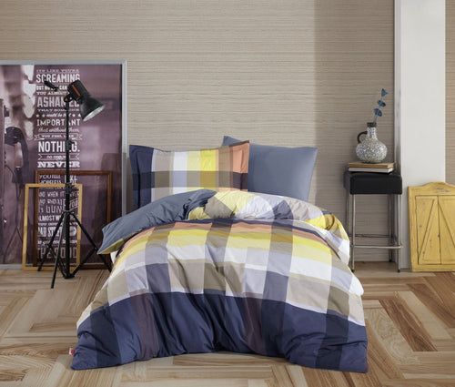Asir Biancheria Da Letto di cotone Virginia Multicolore, 160 x 220 cm