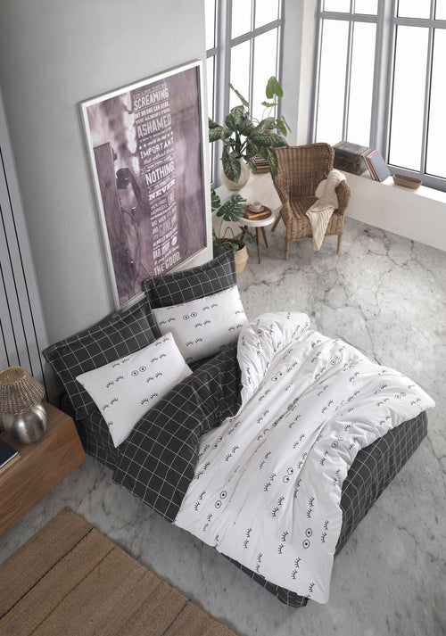 Asir Biancheria Da Letto di cotone Wimper Multicolore, 200 x 220 cm
