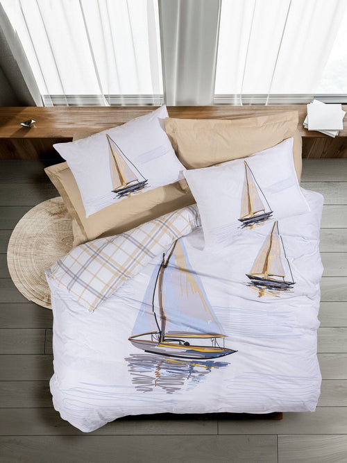 Asir Biancheria Da Letto di cotone Wind Multicolore, 160 x 220 cm