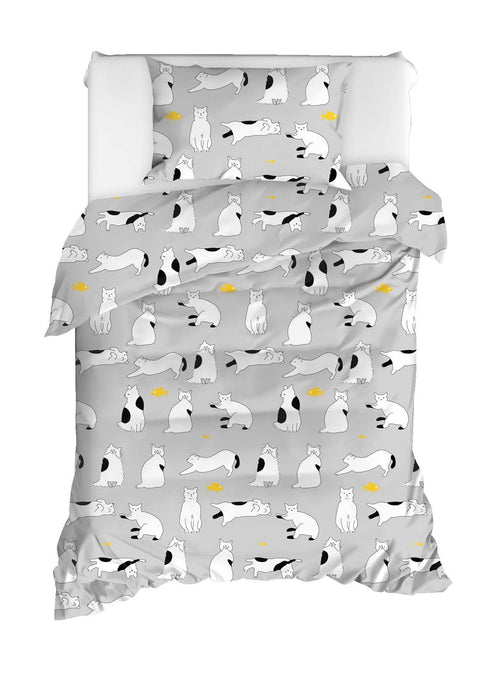 Asir Biancheria da letto per bambini cotone, 2 pezzi Liana Grigio, 160 x 220 cm
