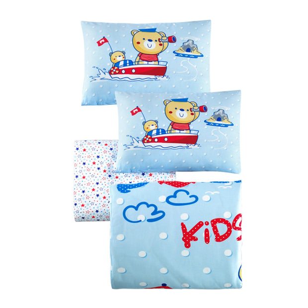 Asir Biancheria da letto per bambini cotone, 4 pezzi Captain Multicolore, 100 x 150 cm