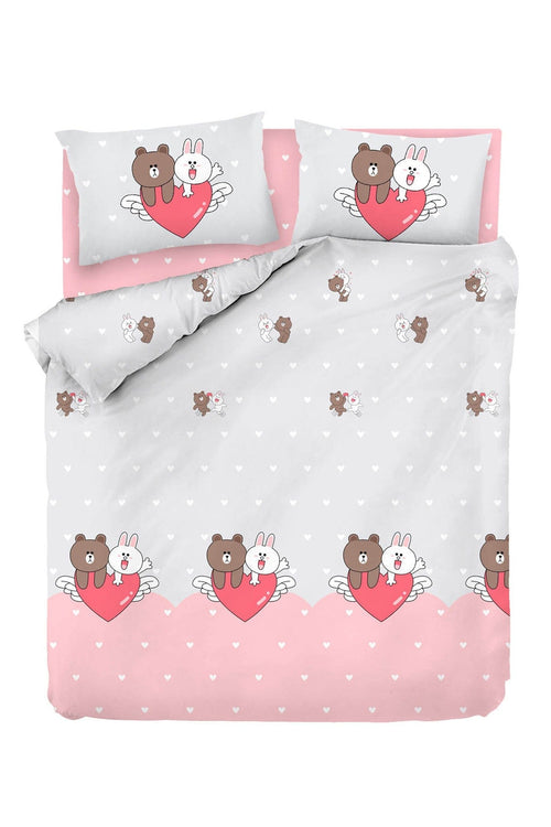 Asir Biancheria da letto per bambini cotone, 4 pezzi Felices Multicolore, 200 x 220 cm