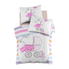 Biancheria da letto per bambini cotone, 4 pezzi Girl Multicolore, 100 x 150 cm (1)
