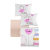 Asir Biancheria da letto per bambini cotone, 4 pezzi Girl Multicolore, 100 x 150 cm