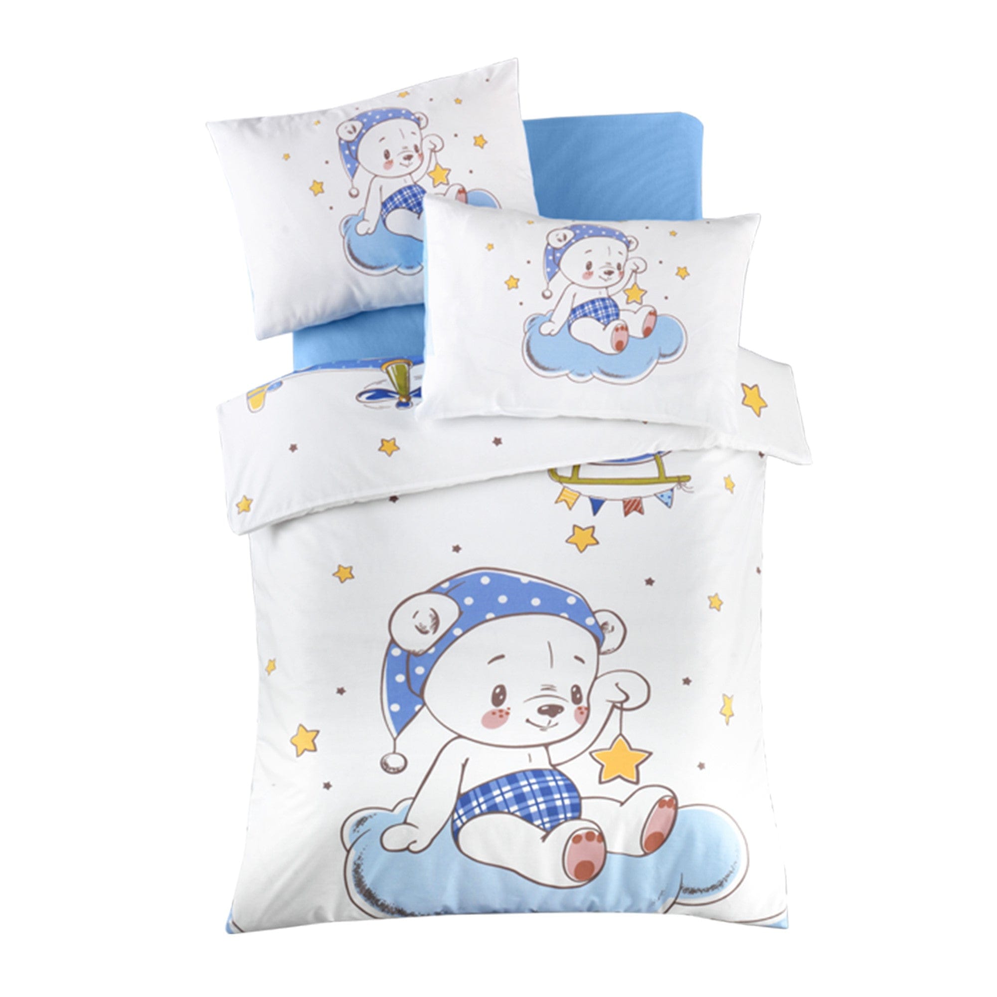 Asir Biancheria da letto per bambini cotone, 4 pezzi Goodnight Multicolore, 100 x 150 cm