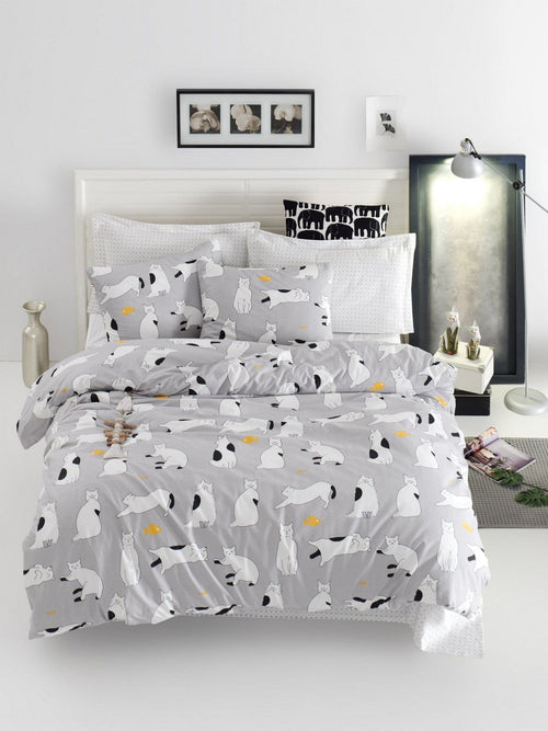 Asir Biancheria da letto per bambini cotone, 4 pezzi Liana Multicolore, 200 x 220 cm