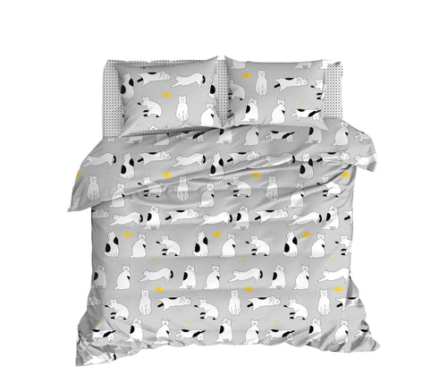 Asir Biancheria da letto per bambini cotone, 4 pezzi Liana Multicolore, 200 x 220 cm