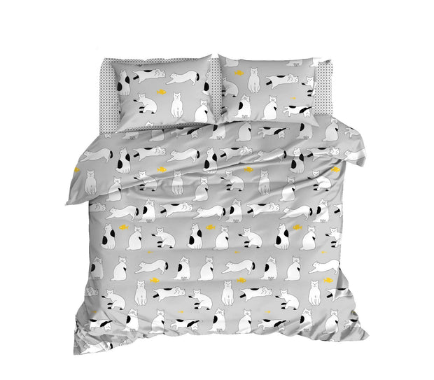 Asir Biancheria da letto per bambini cotone, 4 pezzi Liana Multicolore, 200 x 220 cm
