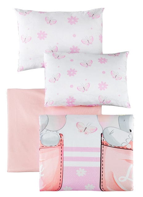 Asir Biancheria da letto per bambini cotone, 4 pezzi Lovely Multicolore, 100 x 150 cm