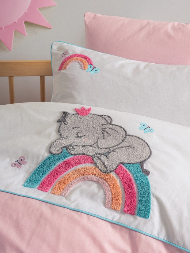 Asir Biancheria da letto per bambini cotone, 4 pezzi Lucky Multicolore, 100 x 150 cm