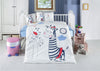 Biancheria da letto per bambini cotone, 4 pezzi Melodi Multicolore, 100 x 150 cm