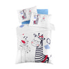 Asir Biancheria da letto per bambini cotone, 4 pezzi Melodi Multicolore, 100 x 150 cm