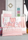 Asir Biancheria da letto per bambini cotone, 4 pezzi Pinky Multicolore, 100 x 150 cm