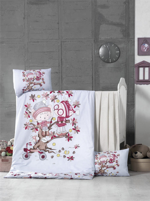 Biancheria da letto per bambini cotone, 4 pezzi Play Time Multicolore, 100 x 150 cm