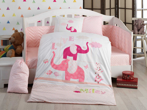 Asir Biancheria da letto per bambini cotone, 4 pezzi Preety Multicolore, 100 x 150 cm